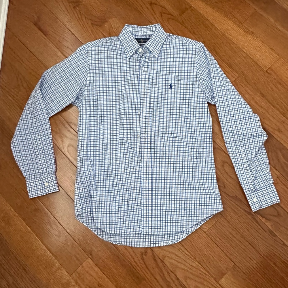 RALPH LAUREN Mens Long Sleeve Button Up Shirt